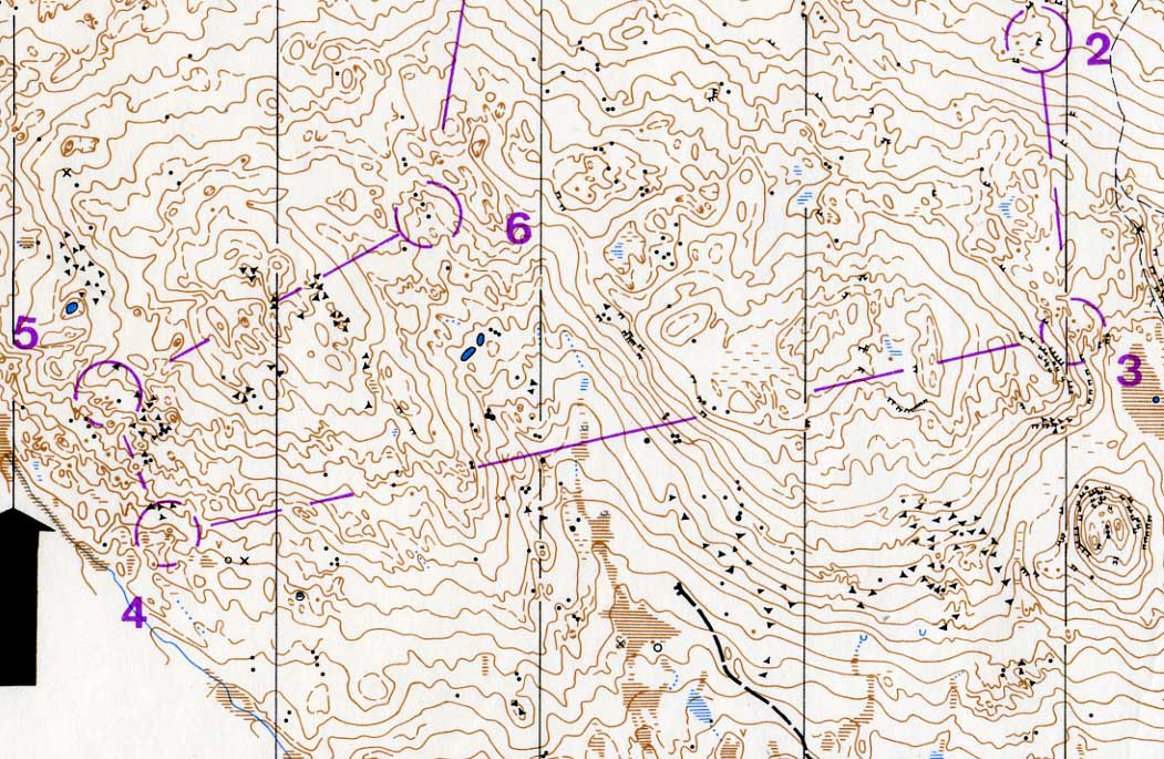 Orientering på Idrefjäll - En karta från 1972